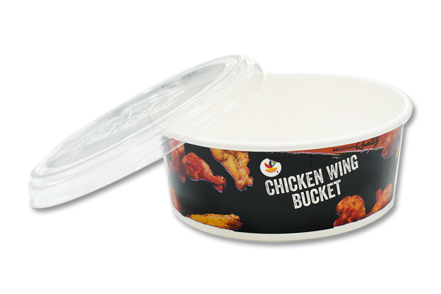 4C Paper bowlwith ETP lid