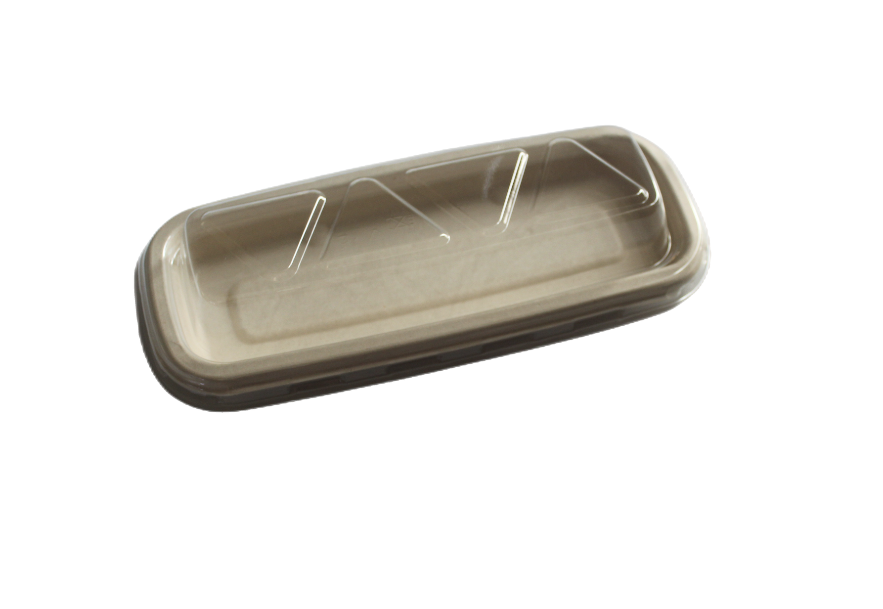Sugarcane croquettes tray with PETlid